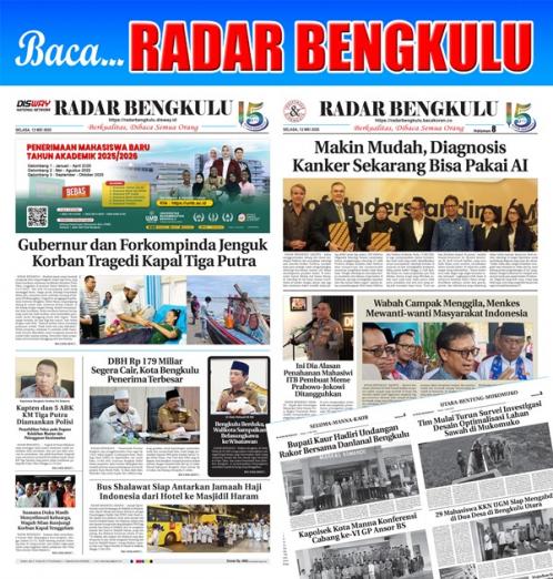 RADAR BENGKULU, 13 MEI 2025
