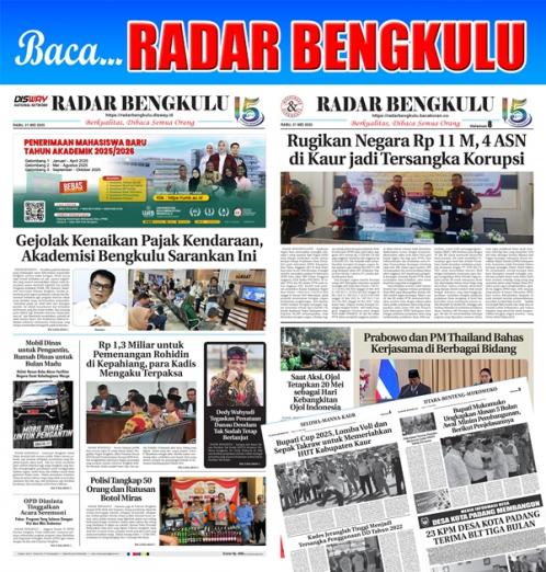 RADAR BENGKULU, 21 MEI 2025