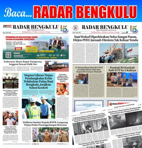 RADAR BENGKULU, 28 MEI 2025