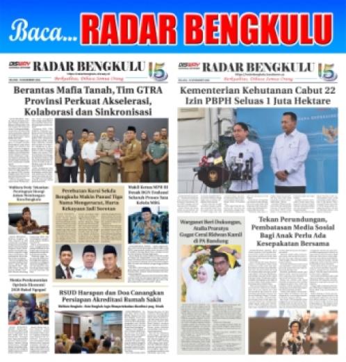 RADAR BENGKULU, 16 DESEMBER 2025