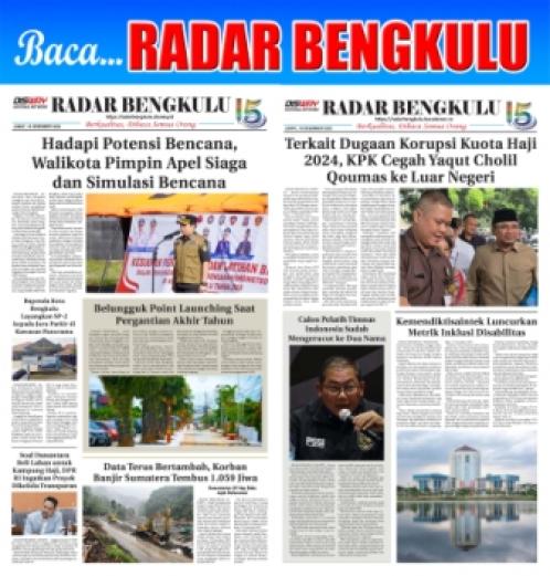 RADAR BENGKULU, 19 DESEMBER 2025