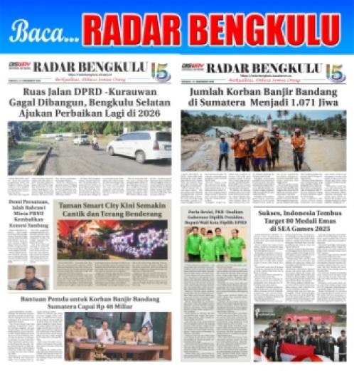 RADAR BENGKULU, 21 DESEMBER 2025