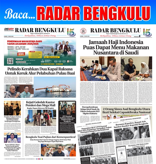 RADAR BENGKULU, 15 MEI 2025