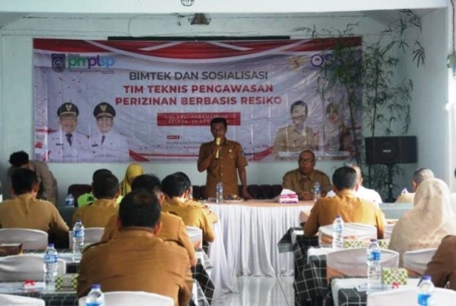 Permudah Izin Usaha, Pemkab BU Gelar Sosialisasi Perizinan Berbasis Risiko