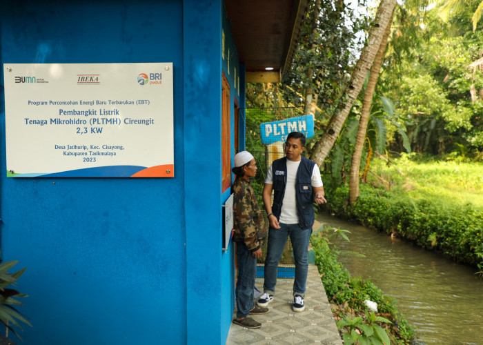 Dukung Pemberdayaan Desa Berkelanjutan, BRI Peduli Beri Bantuan Pembangkit Listrik Tenaga Mikro Hidro di Desa 