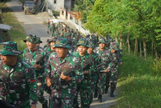 Kodim 0408/BS Kaur Uji Kemampuan Fisik Prajurit