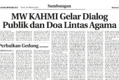 MW KAHMI Gelar Dialog Publik dan Doa Lintas Agama