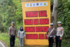 Jasa Raharja dan Satlantas Polres Bengkulu Tengah Lakukan Pemasangan Himbauan Keselamatan di Jalur Lintas