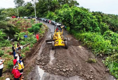 Sambut Idul Fitri 1446 H, Ruas Jalan Argamakmur-Lais Diperbaiki Sementara 