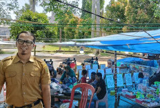 Tanggal 5 Mei Pedagang di Taman Merdeka BS Disterilkan
