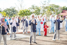 150 Guru dan Tenaga Kependidikan Ikuti Senam Akbar Ceria 2025