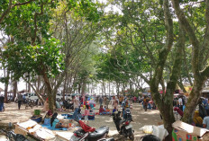 Wisata Pantai Laguna Kaur Dipadati Ribuan Pengunjung Hari Lebaran