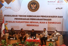 Balai Karantina Aktif Lindungi SDA Bengkulu 