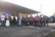 Personel Kodim 0408/BS Ikuti Tes Kebugaran Jasmani Bersama Dinas Kesehatan Bengkulu Selatan