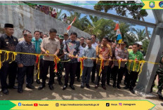 Jembatan Gantung Tangga Manik Diresmikan Bupati Kaur, Akses Warga Kian Lancar