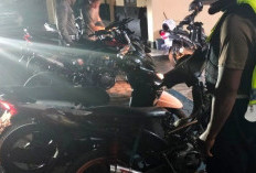 Waw 40 Motor Knalpot Brong Diamankan Dalam Penertiban Balap Liar