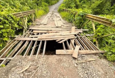 Kerusakan Semakin Parah, Warga Harap Jembatan Penghubung di Batik Nau Diperbaiki