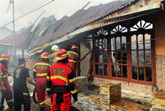 Delapan Rumah di Sumur Meleleh Ludes Terbakar, Diduga Korsleting Listrik