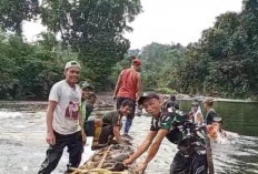 Petani Muara Nibung Bendung Sungai Air Talo