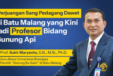 Prof. Sukir Maryanto: Pedagang Dawet Kini Jadi Guru Besar Bidang Gunung Api di Universitas Brawijaya Malang