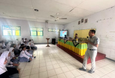 Jasa Raharja dan Satlantas Polres Gelar Sosialisasi Tata Tertib Berlalu Lintas di SMAN 1 Bengkulu Utara