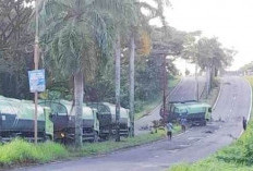 Gagal Nanjak, Truk CPO Nyaris Terguling di Kota Tais
