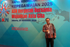 Wakili Walikota Bengkulu, Kepala BKPSDM Achrawi Hadiri Rakornas Kepegawaian 2025