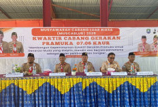 Wakil Bupati Kaur Membuka Muscab Luar Biasa Gerakan Pramuka Kwarcab 07.06 Kaur tahun 2025