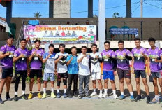 Desa Tanjung Beringin Turnamen Bola Voli untuk Memeriahkan HUT ke-55