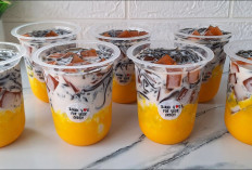 Cuaca Panas Enaknya Minum yang Segar Segar, Berikut Resep Es Jelly Sweet Mango Cincau, Minuman Kekinian Hits