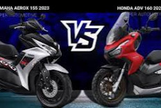 Honda ADV 160 vs Yamaha Aerox Connected: Skuter Matik Premium, Pilih Mana?