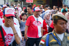 Jalan Sehat HUT Bank Bengkulu, Wagub Mian, Ajang Bumikan Merah Putih Bengkulu di Kancah Nasional