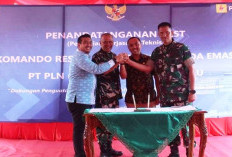 Danrem 041 Garuda Emas Lakukan Penandatanganan Perjanjian Kerjasama Teknis dengan PLN UP3 Bengkulu