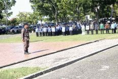 Peringati Hari Sumpah Pemuda, Kasatkorcab Banser Jadi Komandan Upacara