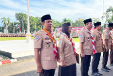 Hari Pramuka, Walikota Terima Lencana Melati dari Gubernur Bengkulu
