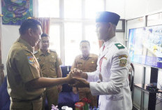 Sekda Sambut Kedatangan Paskibraka Nasional Asal SMAN 1 Bengkulu Utara