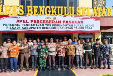 Polres BS Apel Kesiapan dan Pergeseran Pasukan Personel Pengamanan PSU
