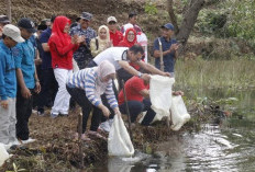 18 Ribu Bibit Ikan Nila Dilepaskan Bupati Teddy Rahman