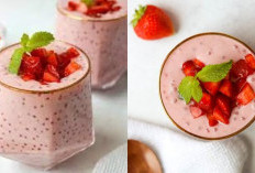 Harus Dicoba! Resep Es Sago Strawberry, Minuman yang Creamy dan Menyegarkan, Pas Banget untuk Buka Puasa!