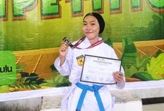 Mahasiswa UINFAS Bengkulu, Reza Oktavia Raih Juara 2 di Open Tournament Abhinaya Karate Competition