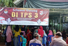 Antusias, Warga Desa Tambak Rejo Bengkulu Utara Ramaikan Pemilu 2024