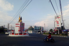 Tugu Setiap Bundaran Bernuansa Merah Putih, Penataan Wajah Kota Bengkulu Terus Berlanjut