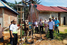 Titik Nol Pembangunan Sumur Bor Talang Meluang Desa Tebing Rambutan