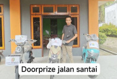 Ratusan Doorprize Jalan Santai HUT Mukomuko, 6 Sepeda Listrik, Kulkas dan Mesin Cuci