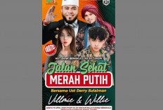 Jalan Sehat Merah Putih Bank Bengkulu, Warga akan Dihibur Oleh Willi Salim