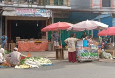 Pedagang yang Berjualan di Trotoar Masih  Bisa Ditampung Semua di Pasar Panorama