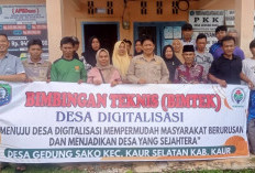 Perangkat Desa Gedung Sako Bimtek Desa Digitalisasi Menuju Desa Sejahtera dan Mempermudah Pendataan