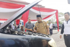 Wabup Seluma Inspeksi Ratusan Kendaraan Dinas
