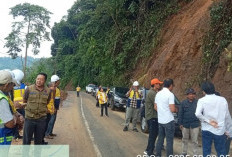 Jalan Lintas BS-Pagar Alam Akan Dilebarkan Serta Dibuat Pelapis Tebing