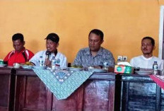 Dihadiri Kadis PMD, Kecamatan Kota Arga Makmur Gelar Halal Bihalal
